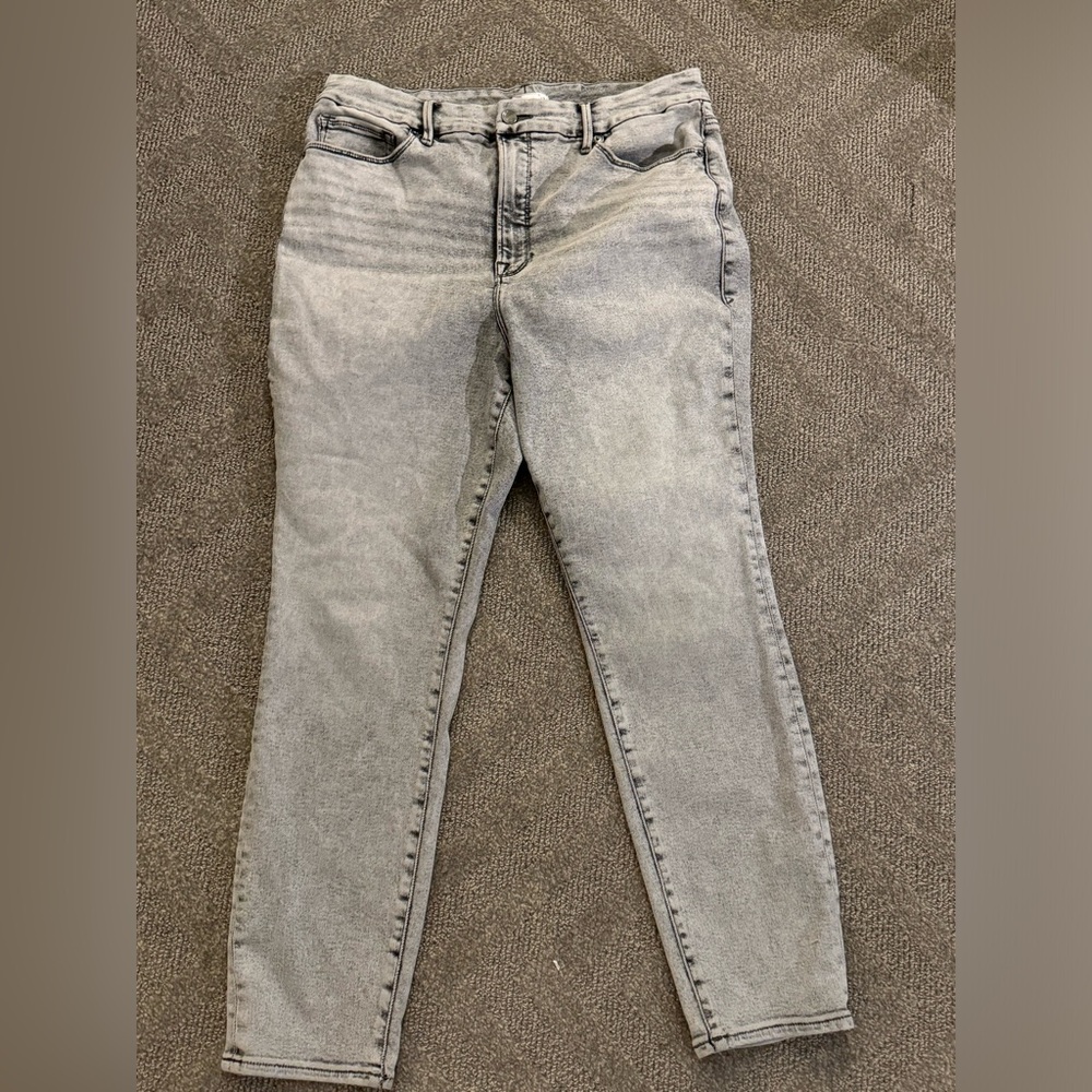 Good American black denim plus jeans size 18